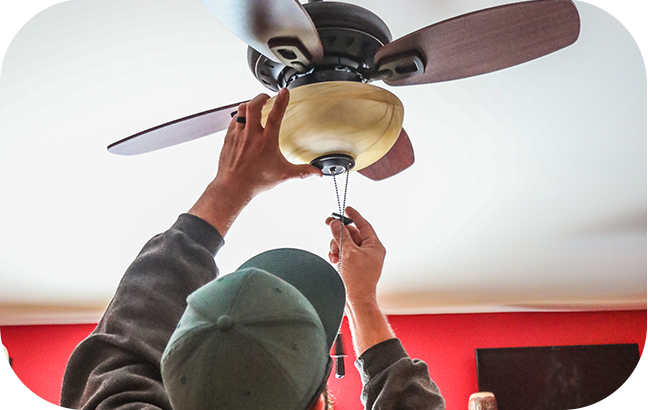 Ceiling Fan Installation South Jersey, Installing A New Ceiling Fan